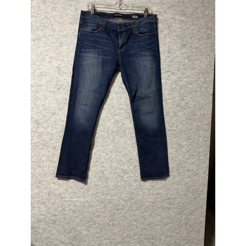 Big Star Kate Straight Leg Jeans Womens 31P Dark Wash Denim Blue Pants Petite